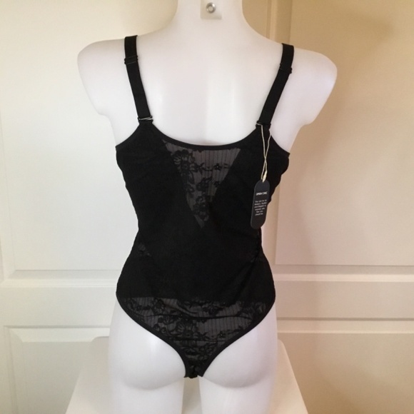 Women’s Open Bust Tummy Control Thong Bodysuit Fajas Shapewear - Picture 8 of 11